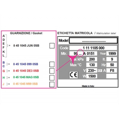 GASKET FOR H100