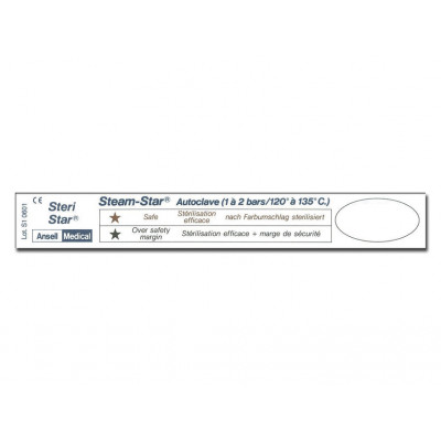 Steam star indicator - autoclave