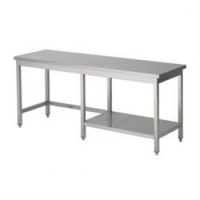 Werktafel Topline  700 diep met half bodemschap rechts