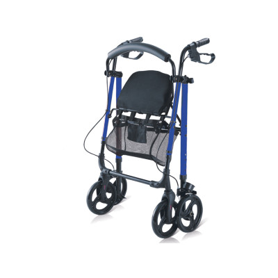 LIGHTWEIGHT ROLLATOR - foldable - blue