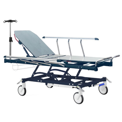 ADJUSTABLE HEIGHT PATIENT TROLLEY with TR and RTR