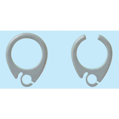 CLOSED RINGS for use with wall arms and trolleys