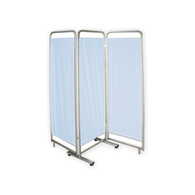 3 WINGS SCREEN - light blue TREVIRA curtain