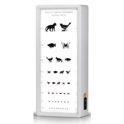 ANIMALS OPTOMETRIC CHART 5.5 m not illuminated