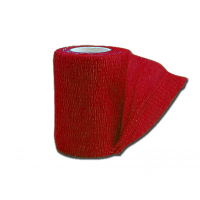 COHESIVE NON WOVEN ELASIC BANDAGES - red