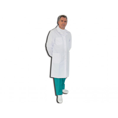 DOCTOR'S WHITE COAT 100% COTTON men