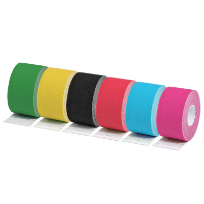 NEUROMUSCULAR TAPE - 9.1 m x 3.8 cm - mix 6 colours