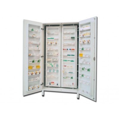 MEDICINE CABINET - bi laminated board - white