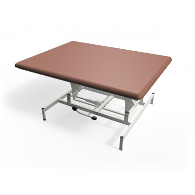 Hydraulisch in hoogte verstelbare massagetafel met 1 sectie