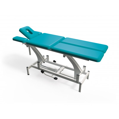 Hydraulisch in hoogte verstelbare massagetafel met 6 secties