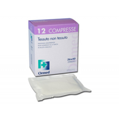 NON WOVEN STERILE GAUZE PADS - box of 12 pcs.