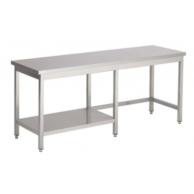 Werktafel budget met half bodemschap links 600 diep