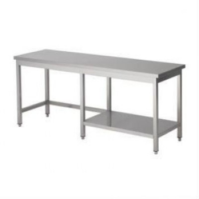Werktafel budget met half bodemschap rechts 700 diep
