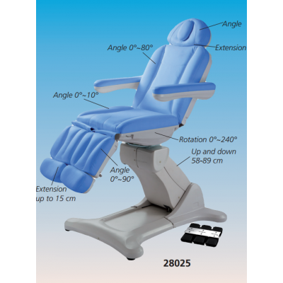 PODOLOGY ELECTRIC CHAIR 3 motors 