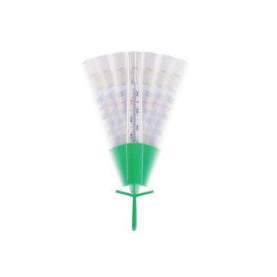 Sakedown hulp voor ecologische ovale thermometers