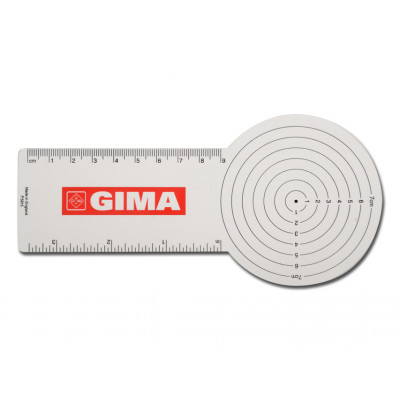 SKIN LESION GAUGE 21 x 5 cm