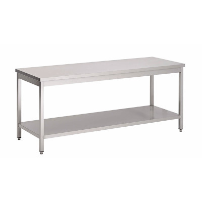 Werktafel Topline 600 diep met bodemschap