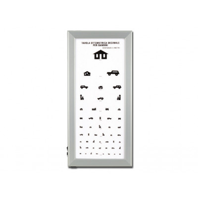 ULTRA SLIM LED OPTOMETRIC CHART - Children